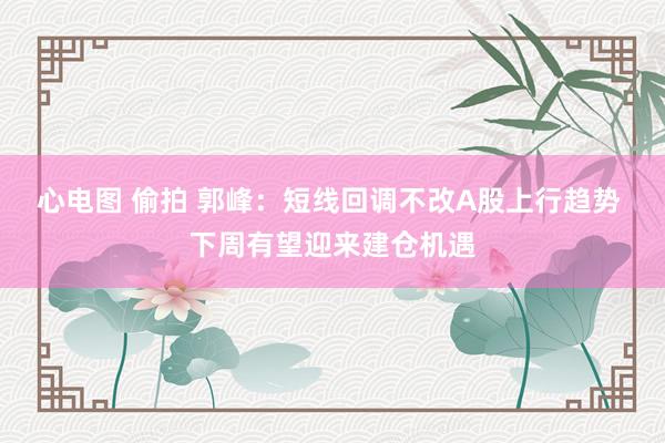 心电图 偷拍 郭峰:短线回调不改A股上行趋势 下周有望迎来建仓机遇