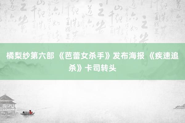 橘梨纱第六部 《芭蕾女杀手》发布海报 《疾速追杀》卡司转头