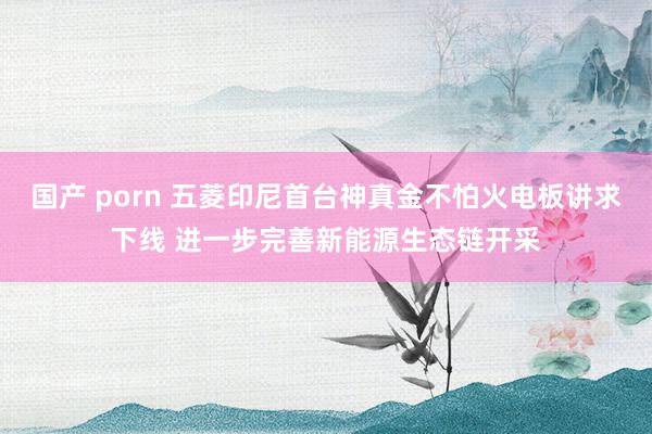 国产 porn 五菱印尼首台神真金不怕火电板讲求下线 进一步完善新能源生态链开采