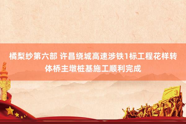 橘梨纱第六部 许昌绕城高速涉铁1标工程花样转体桥主墩桩基施工顺利完成
